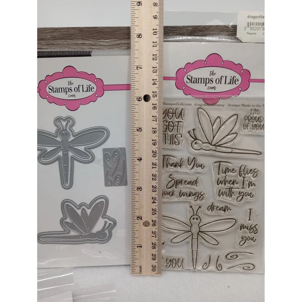 The Stamps of Life Dragonfly Stamp Die Chipboard Bundle dragonflies2stamp